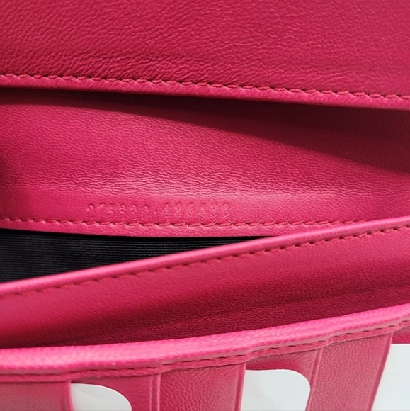 ALEXANDER McQUEEN Fucsia Patent Leather Continental Wallet, NWT - Picture 10 of 11